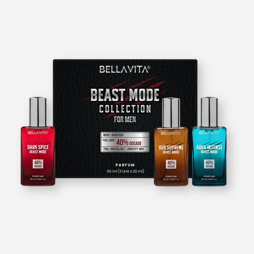 Beast Mode Perfume Gift Set for Men | 12 hr+ long lasting | 3 x 20ml