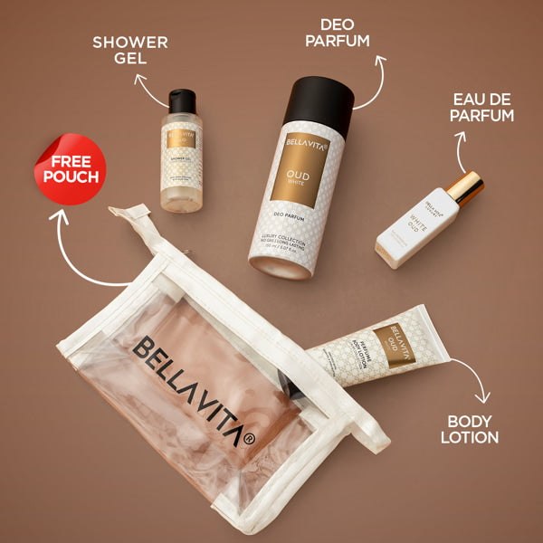 Oud White Travel Minis Kit I Bath and Body Travel Kit for Men and Women ...