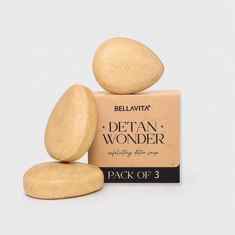 Detan Wonder Exfoliating Detan Soap (Pack of 3)