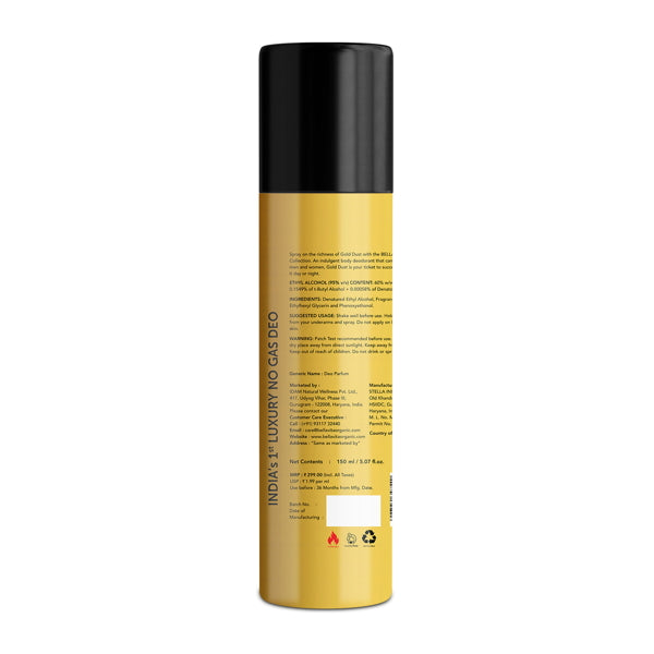 BELLAVITA ROYALE GOLD DUST LUXURY DEO COLLECTION - 150 ML