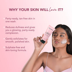Party Perfect 2-in-1 Detan Face Wash - 100ml