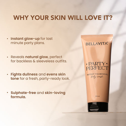 Party Perfect 2-in-1 Detan Body Wash - 200ml