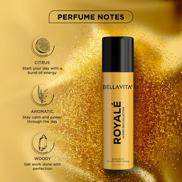 BELLAVITA ROYALE GOLD DUST LUXURY DEO COLLECTION - 150 ML