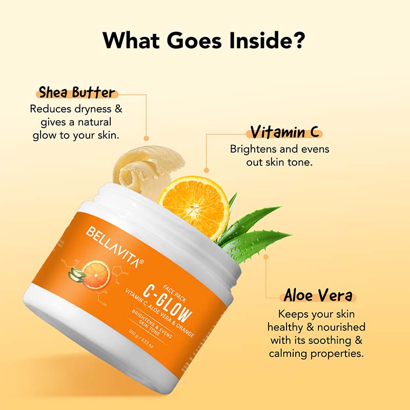 C Glow Vitamin C Face Pack -100gm