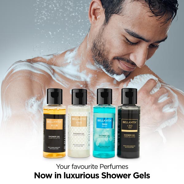Buy Shower Gel Minis for Travel I Free Loofahwith Set of 4 Body Wash I Bella Vita