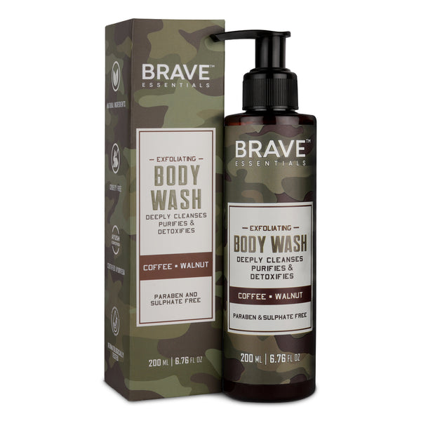 Brave Essentials - Exfoliating Body Wash, 200ml