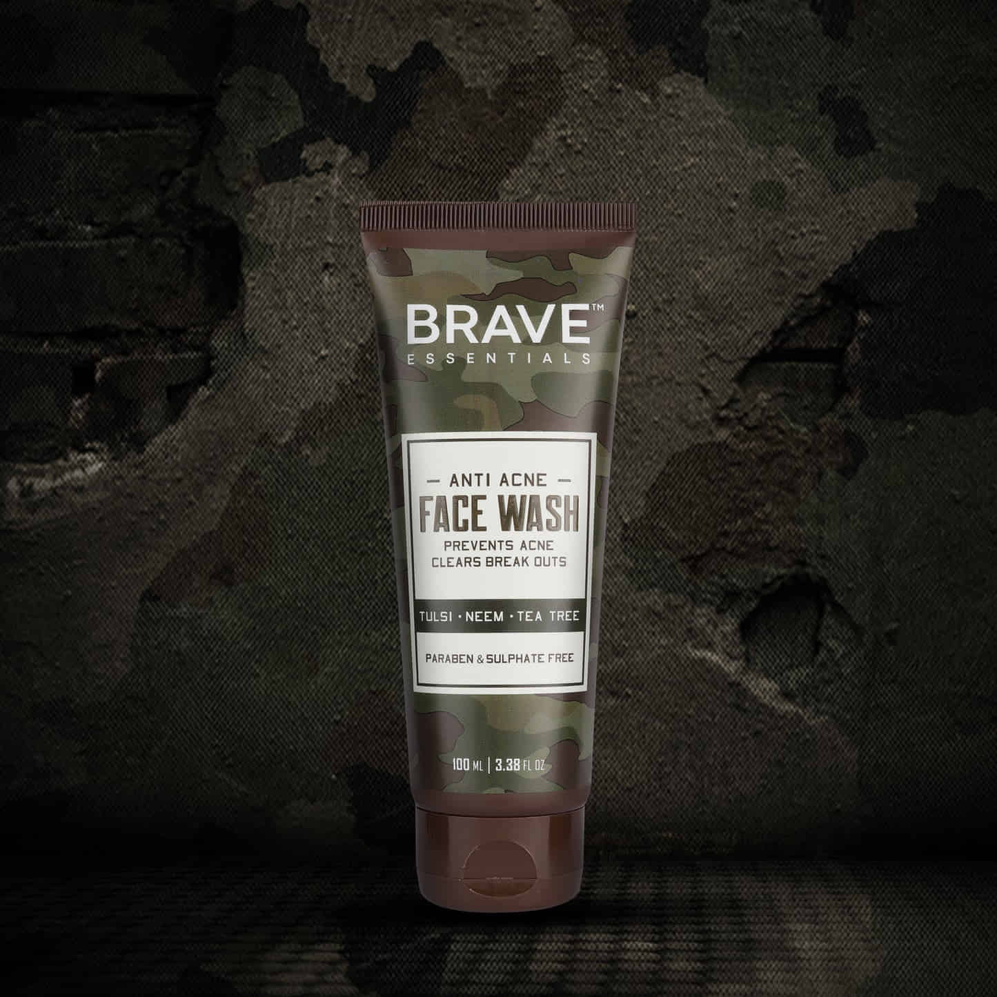 Brave Essentials - Anti-Acne Face Wash, 100ml