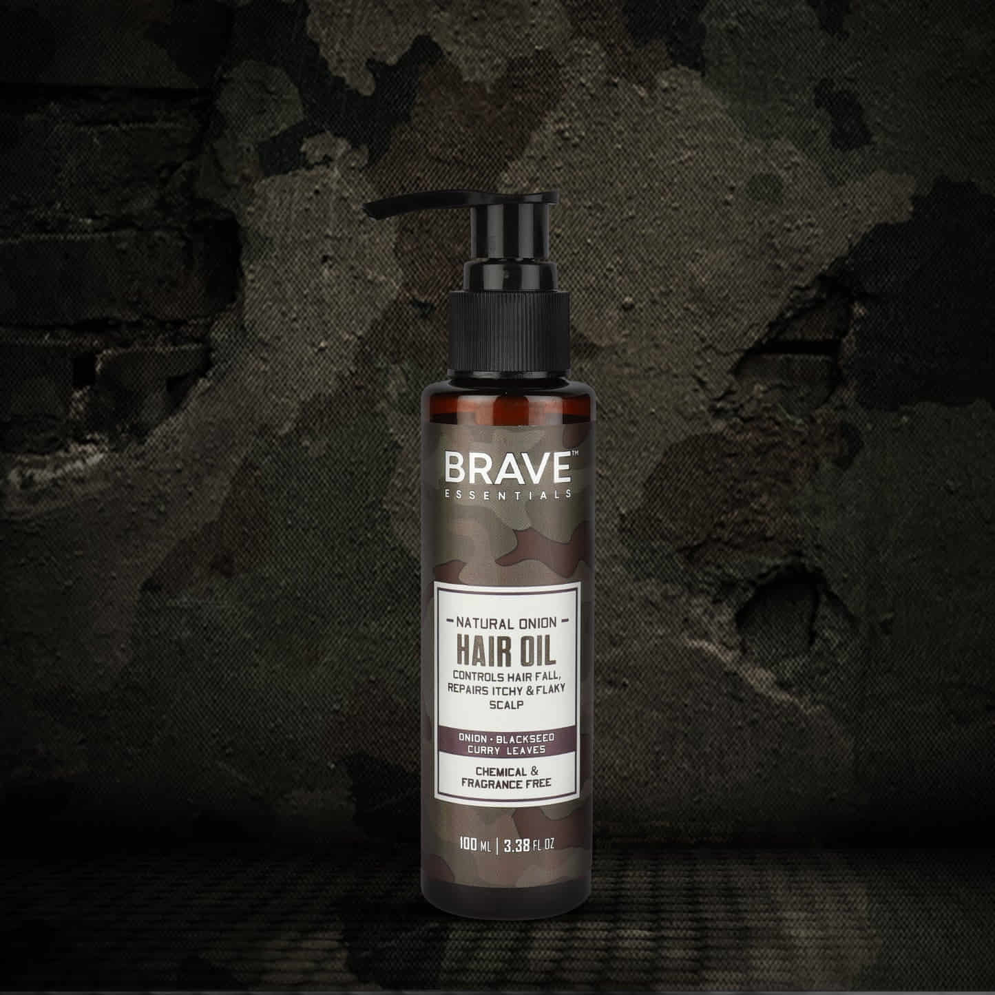 Brave Essentials - Natural Onion Hair Oil, 100ml