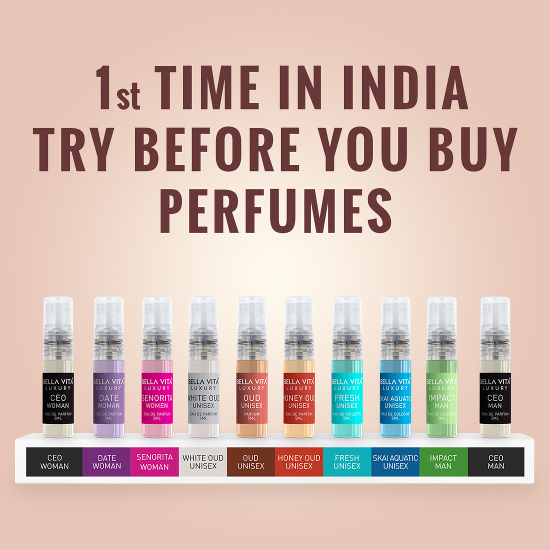 Buy Perfume Trial Pack for Men and Women I Best Pocket Perfume Tester 2023