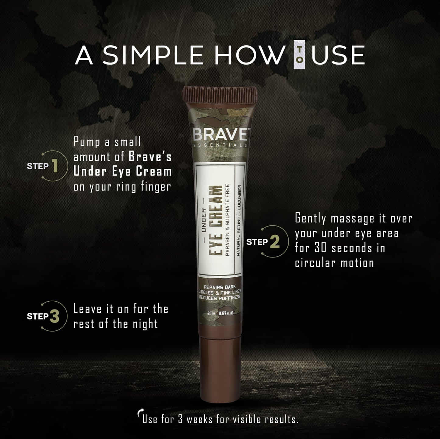 Brave Essentials - Under Eye Cream - 20ml