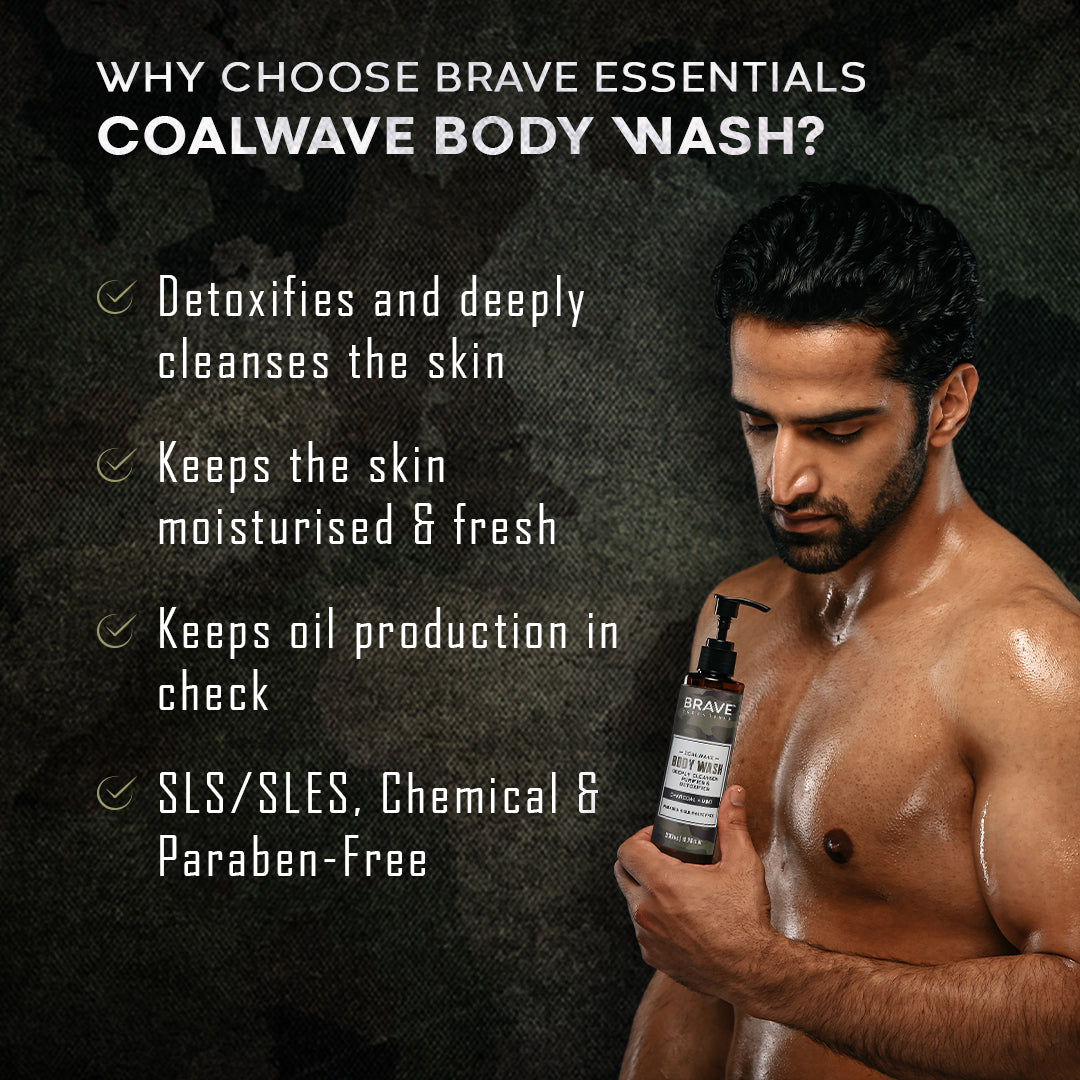 Brave Essentials - Coalwave Body Wash - 200ml