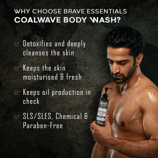 Brave Essentials - Coalwave Body Wash, 200ml