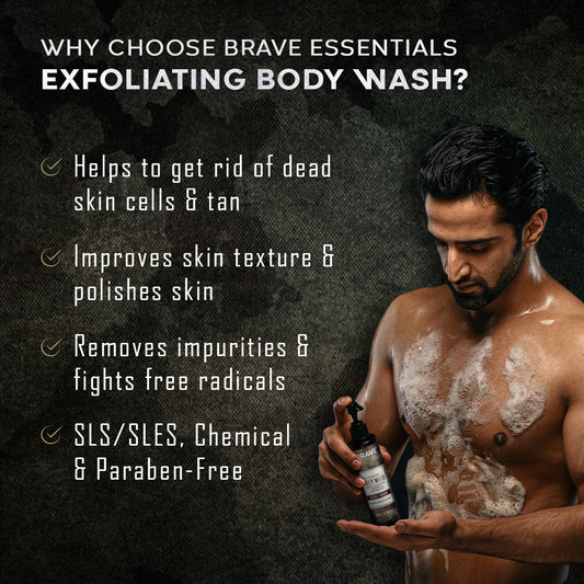 Brave Essentials - Exfoliating Body Wash - 200ml