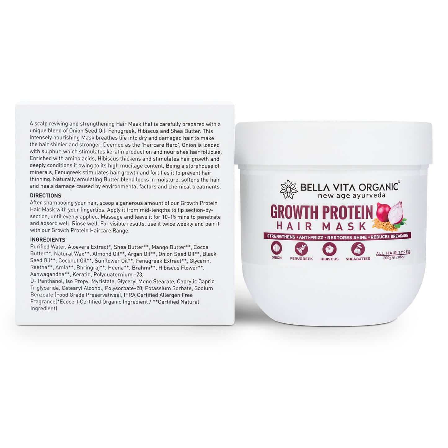 Growth Protein Hair Mask - 200gm