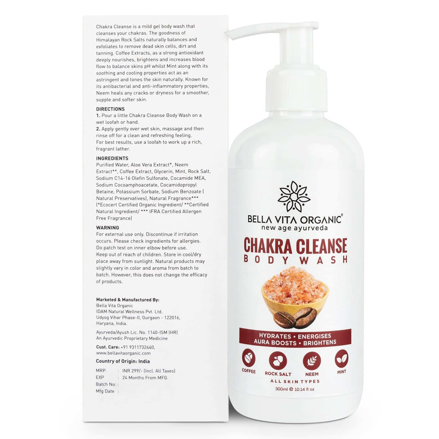 Chakra Cleanse Body Wash, 300ml