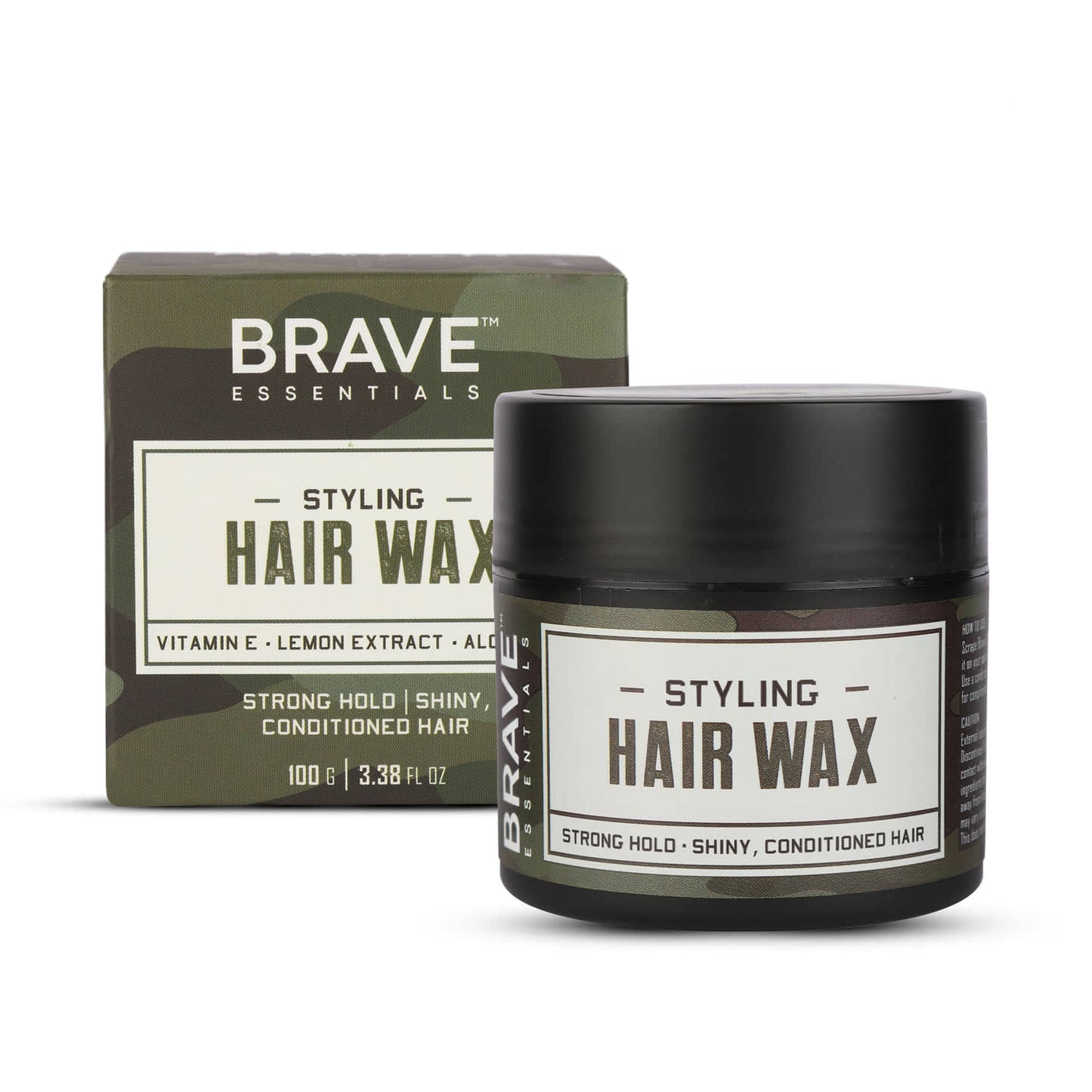Brave Essentials - Styling Hair Wax, 100gm