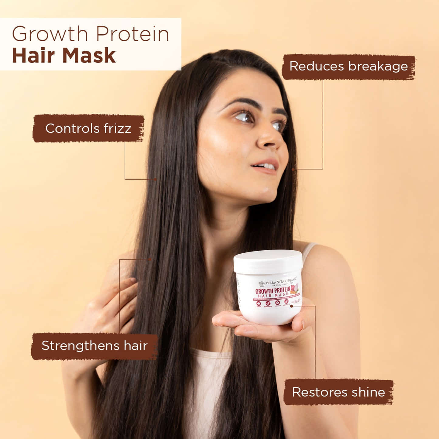 Growth Protein Hair Mask - 200gm