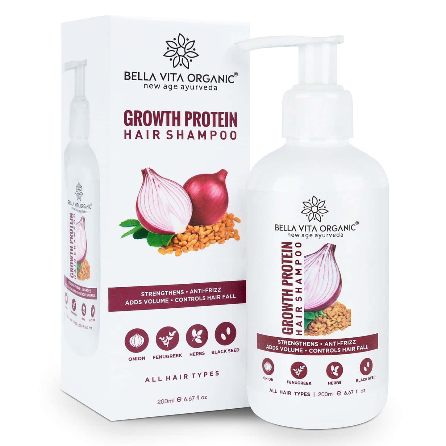 Growth Protein Shampoo, 200ml