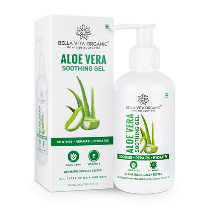 Aloe Vera Soothing Gel For Skin &amp; Hair - 200gm