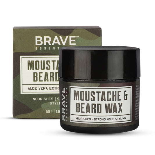 Brave Essentials - Moustache & Beard Wax - 50gm