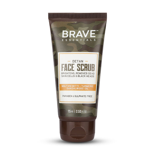 Brave Essentials - De-Tan Face Scrub, 75ml