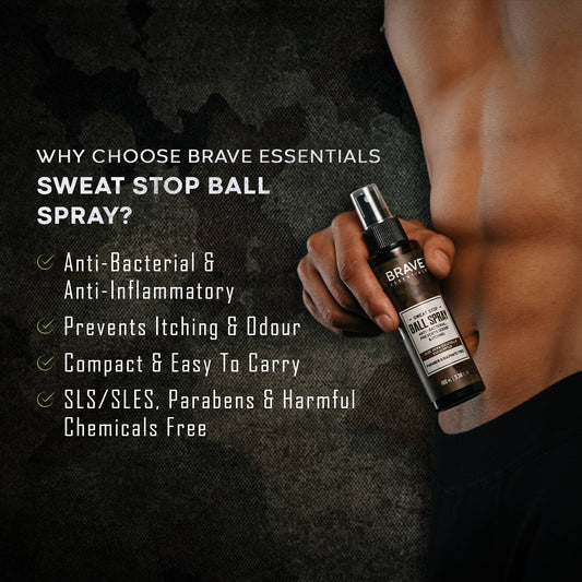 Brave Essentials - Sweat-Stop Ball Spray, 100ml