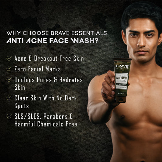 Brave Essentials - Anti-Acne Face Wash - 100ml