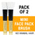 Bella Vita Organic Mini Face Pack, Mask Brush for Women & Men | Pack of 2