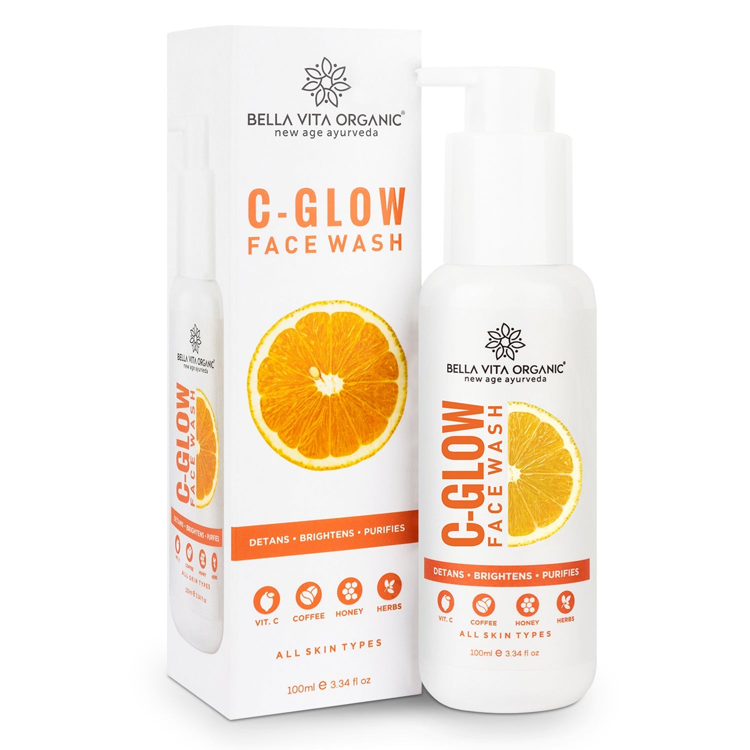 vitamin c face wash I Bella Vita Organic