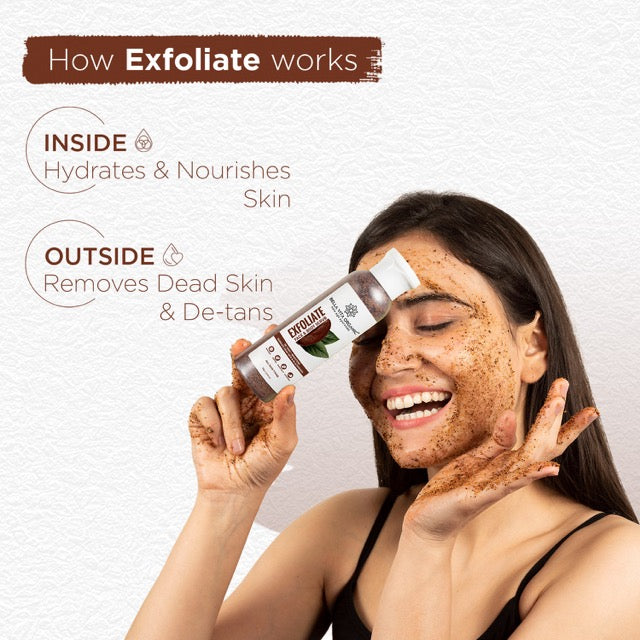 Exfoliate Face And Body Scrub Grit - 75gms