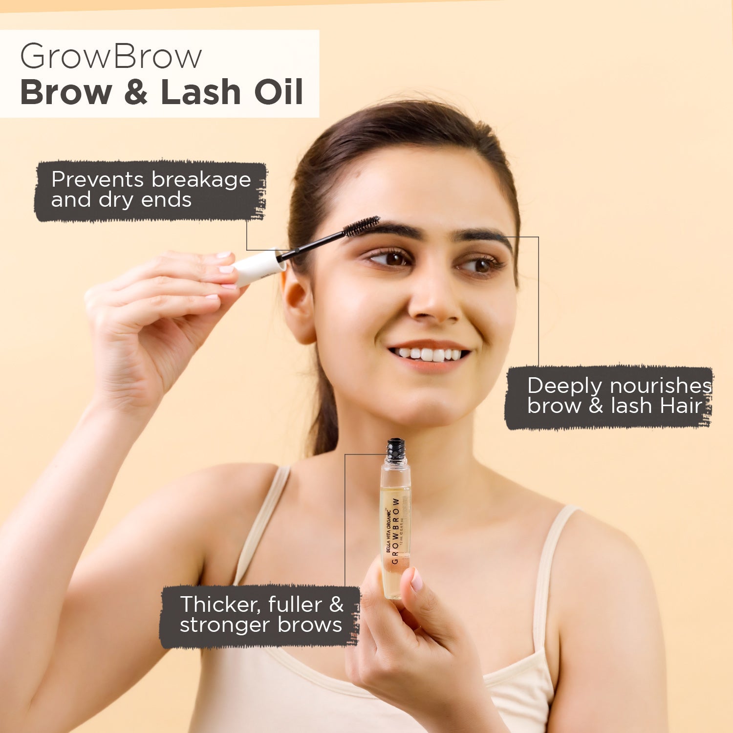 Growbrow - Eyebrow &amp; Eyelash Oil - 12ml