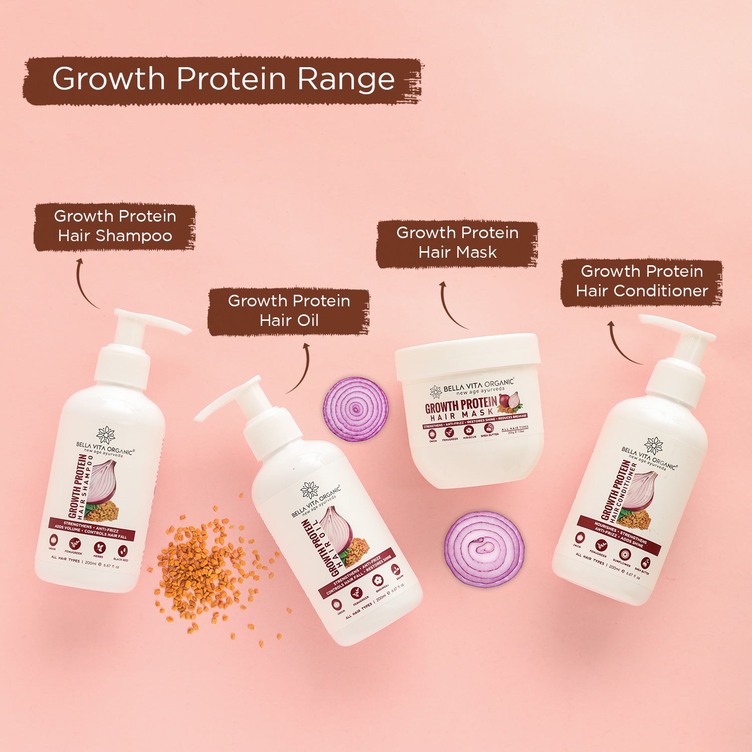 Growth Protein Hair Conditioner - 200ml