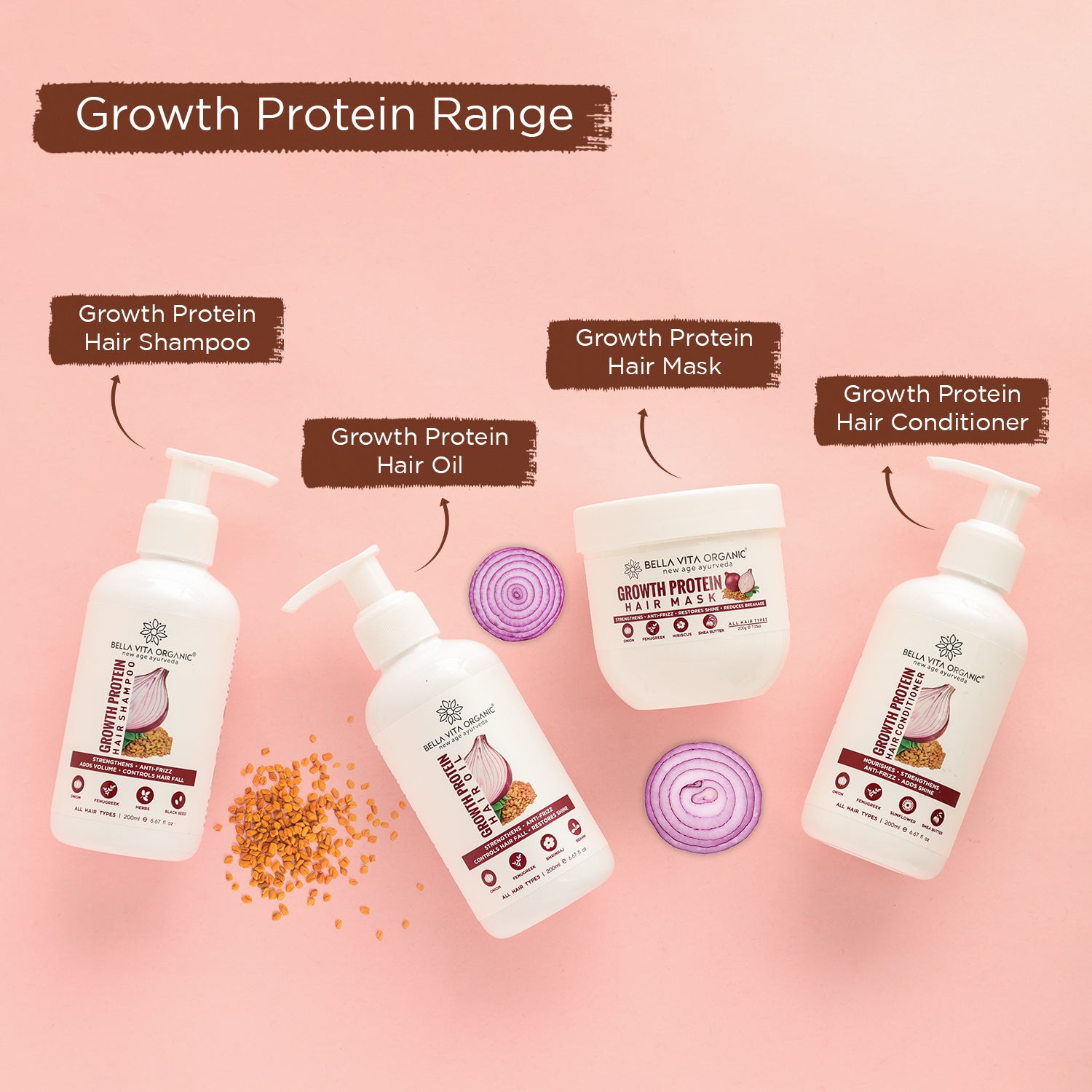 Growth Protein Hair Mask - 200gm