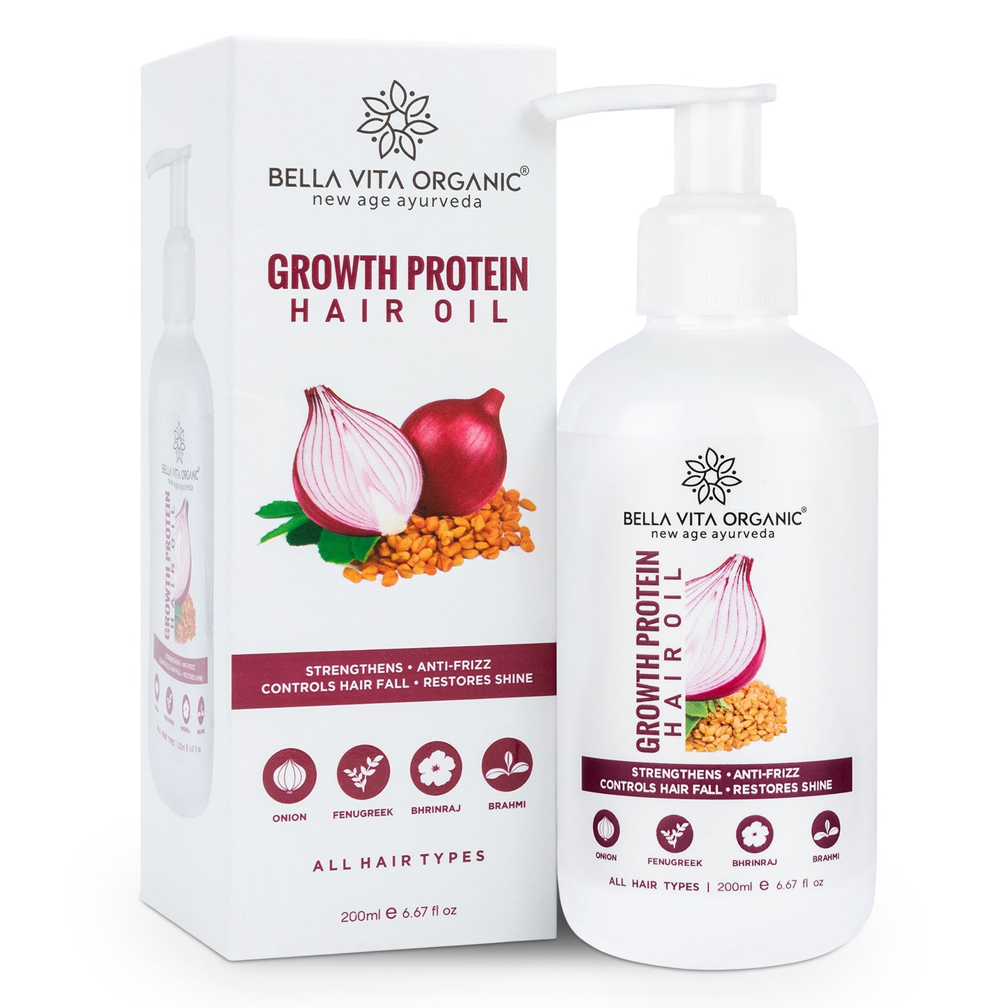 onion hair oil I Bella Vita Organic