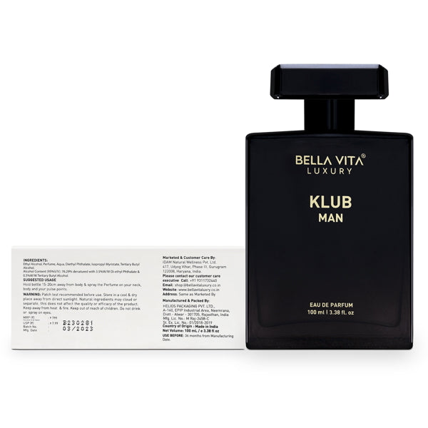 Buy Klub Man Perfume I Best Party Perfume for Men Online 2024 I BellaVita