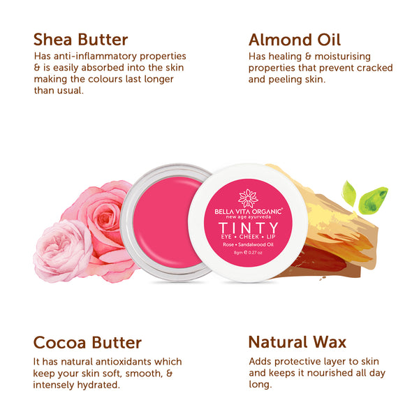 Tinty - Rose Pink, 8gm