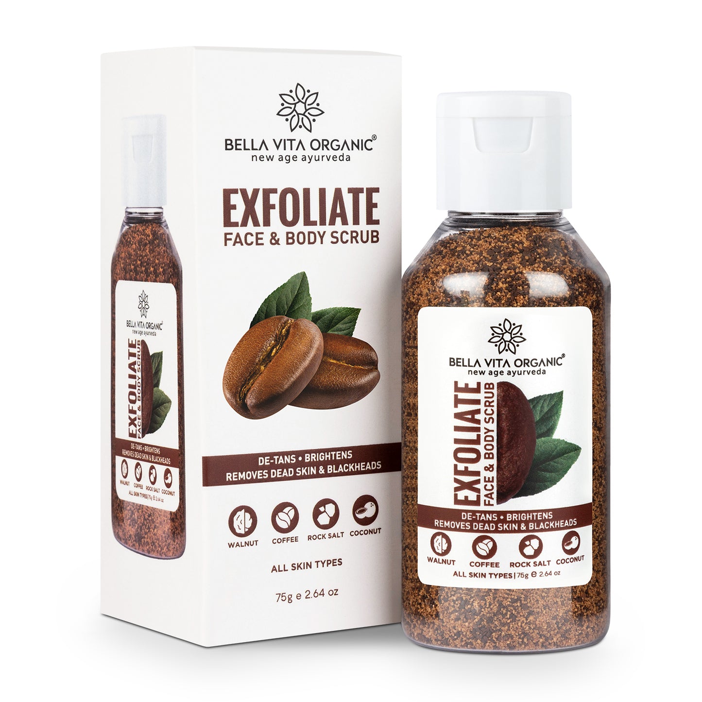 tan removal body scrub I Bella Vita Organic